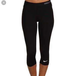 Nike Pro Crop Leggings Black
